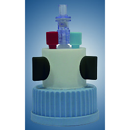 Smart Healthy Cap for GL45, 2 Outlets (1/8'') w. Air Checkvalve et shut-off valve