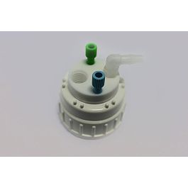 Smart Waste Caps Nalgene B53 2 entries (1/8''), 1 leaks (6-9 mm), w. charcoal filter port