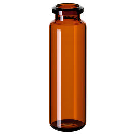 Bevelled Crimp Neck Vial ND20 20,0 ml 75,5 x 23 mm Amber