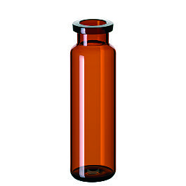Crimp Neck Vial ND20 20,0 ml 75,5 x 22,5 mm Amber